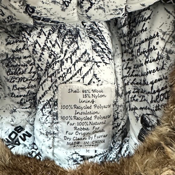 Woolrich Brown and Red Fur Trapper Hat - Picture 5 of 5